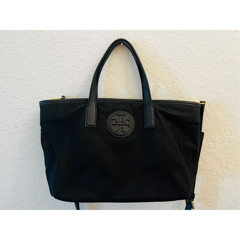 Tory Burch medium nylon tote black